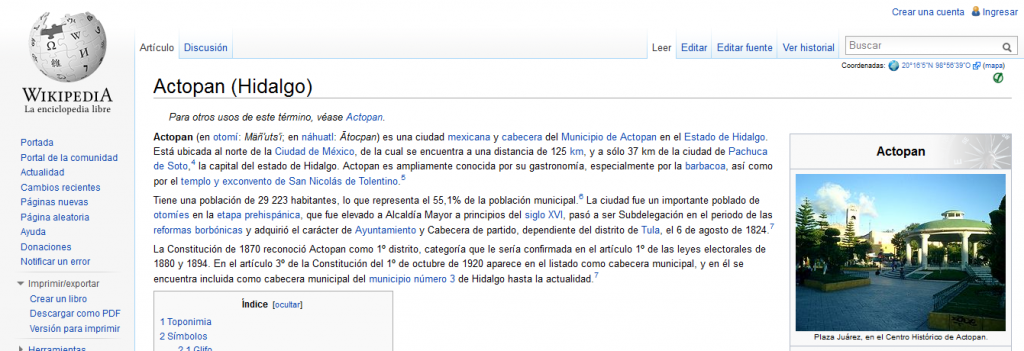 Actopan Wikipedia
