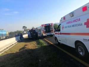 Accidente carretero de Escoltas del Gobernador Omar Fayad